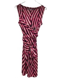 Diane von Furstenberg Seide Midi kleid - Mehrfarbig