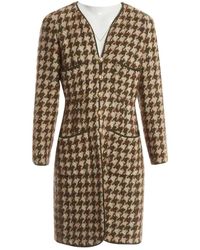 Chanel Abrigo en lana verde