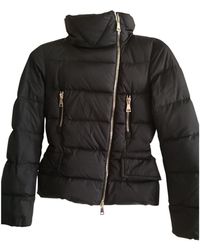 Moncler Mantel Classic en Polyester Noir