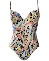 Chanel Einteiliger Badeanzug - Mehrfarbig