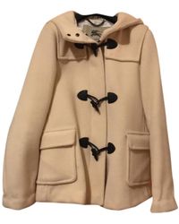 Burberry Wool Dufflecoat - White