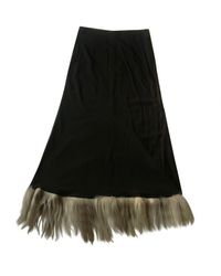 Isabel Marant Falda en viscosa negro \N