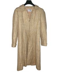 Chanel Cappotto in Seta - Giallo