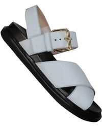 Marni Leder Römersandalen - Mehrfarbig