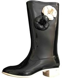 Chanel Regenstiefel - Schwarz