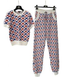 Chanel Combinaison en cachemire - Multicolore