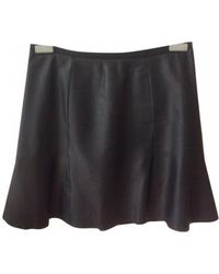 Sandro Leder Röcke - Schwarz