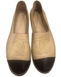 Chanel Espadrillas in Pelle - Neutro