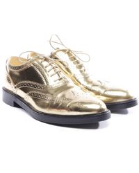Burberry Leather Lace Ups - Multicolour