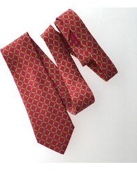 Hermès Seide Krawatten - Rot