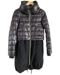 Herno Mantel en Laine Noir