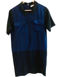 Sandro Seide Mini kleid - Mehrfarbig