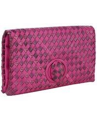Bottega Veneta Pochette \N en Python Rose