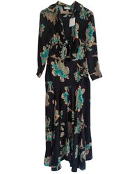 Sandro Fall Winter 2019 Midi kleid - Blau