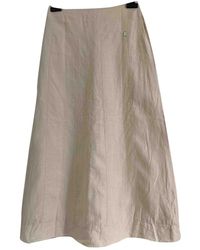 Chanel Jupe en Coton Beige - Neutre