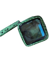 Sandro Green Clutch Bag