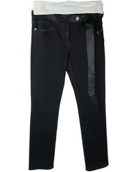 Chanel Jeans en Coton Anthracite - Multicolore