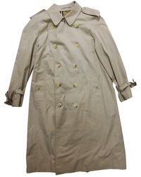 Burberry Mantel Baumwolle Beige - Natur
