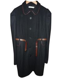 Sandro Black Wool Coats
