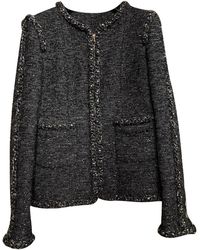 Chanel Blazer Tweed - Negro