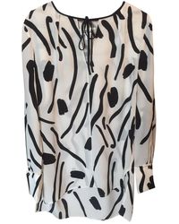 Diane von Furstenberg Seide Hemd - Weiß