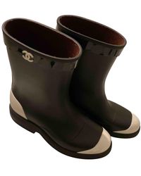 Chanel Stivali da pioggia - Nero