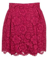 Valentino \n Pink Cotton Skirt