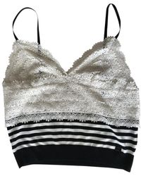 Chanel Camiseta de tirantes - Blanco