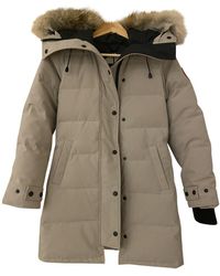 Canada Goose Shellburne Beige Polyester Coats - Natural