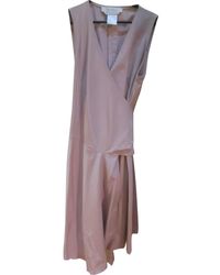 Max Mara Silk Mid-length Dress - Pink