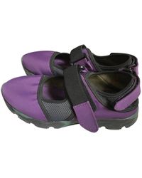 Marni Sneakers Polyester Lila - Mehrfarbig