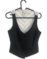 Diane von Furstenberg Wolle Lange weste - Grau