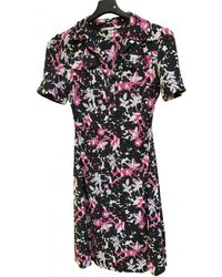 Diane von Furstenberg Seide Midi kleid - Mehrfarbig