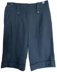 Diane von Furstenberg Seide Shorts - Schwarz