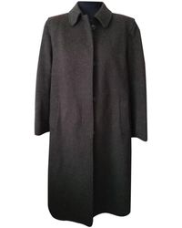 Herno Mantel en Laine Vert