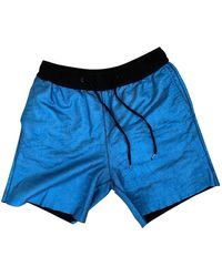 Sandro Shorts Baumwolle Blau