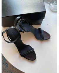 Alexander Wang Leder Sandalen - Schwarz