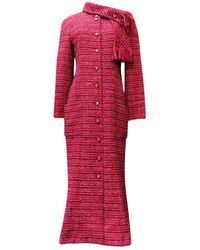 Chanel Cappotto Tweed - Rosso