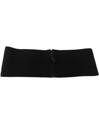 Chanel Leinen Gürtel - Schwarz