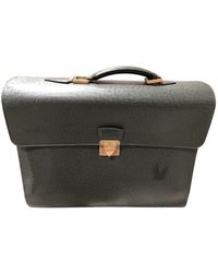 Louis Vuitton Robusto Leder Business Tasche - Grün
