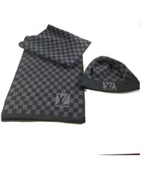 Louis Vuitton Pañuelos. Bufandas en lana antracita - Multicolor