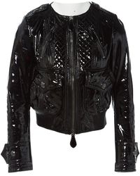 Burberry Leather Jacket - Black