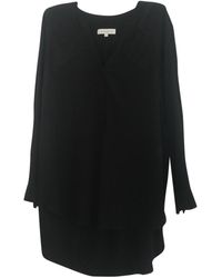 Sandro Seide Bluse - Schwarz