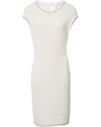 Chanel Vestido midi - Blanco