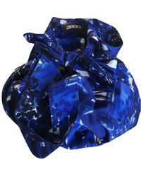 Marni Borsa a mano in cotone multicolore - Blu