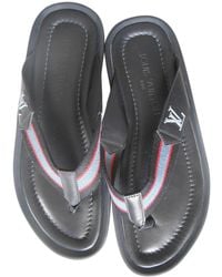Louis Vuitton Sandali in gomma nero