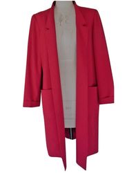 Chloé Abrigo en lana rojo \N