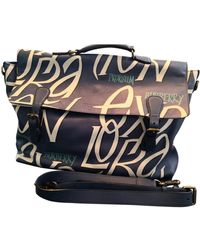 Burberry Blue Leather Bag