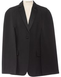 Valentino \n Black Wool Jacket