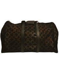 Louis Vuitton Keepall Wochenende Tasche - Schwarz